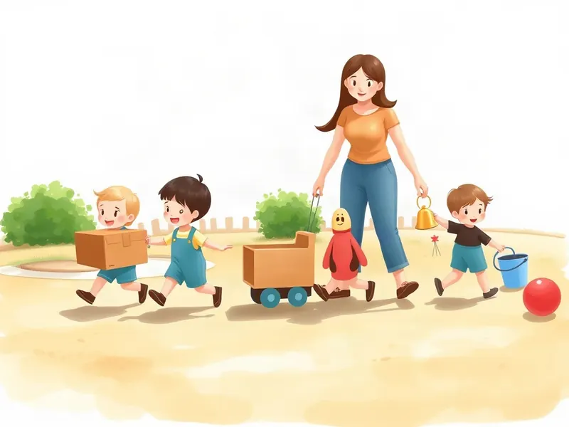 Ilustração da atividade Trem de Tempo: Vai e Vem Devagar e Depressa