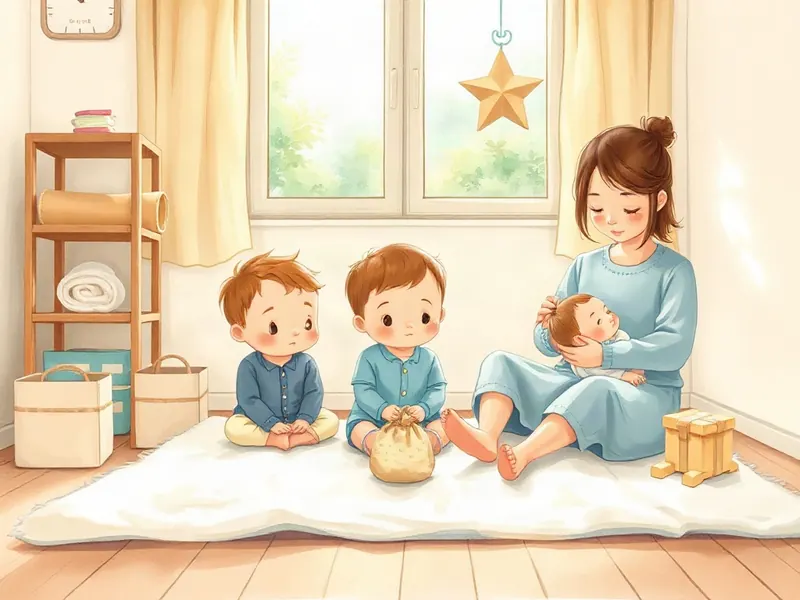 Ilustração da atividade Ninando o Berço com Sons Macios