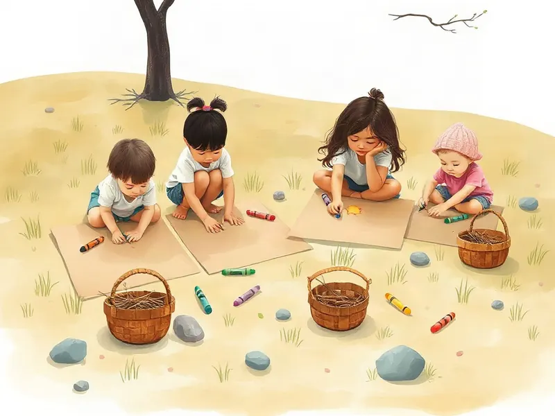 Ilustração da atividade Receita de Desenho na Grama