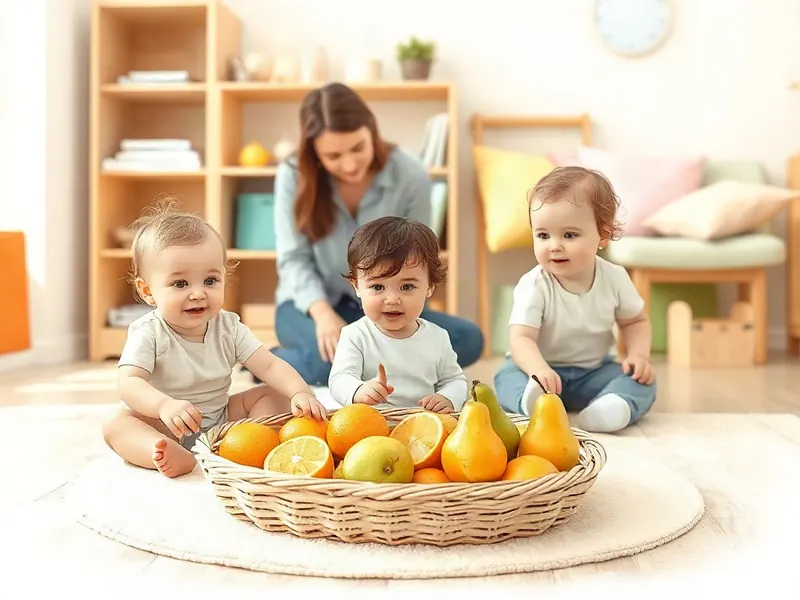 Ilustração da atividade Cadê a Frutinha Escondida no Cestinho?