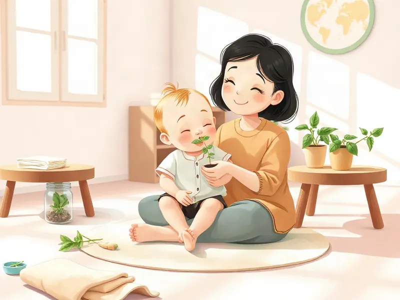 Ilustração da atividade Cheirinho de Horta no Colo