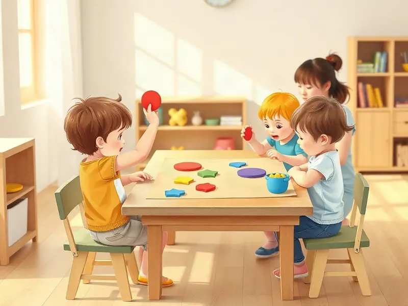 Ilustração da atividade Quadro de Formas Coloridas da Turma