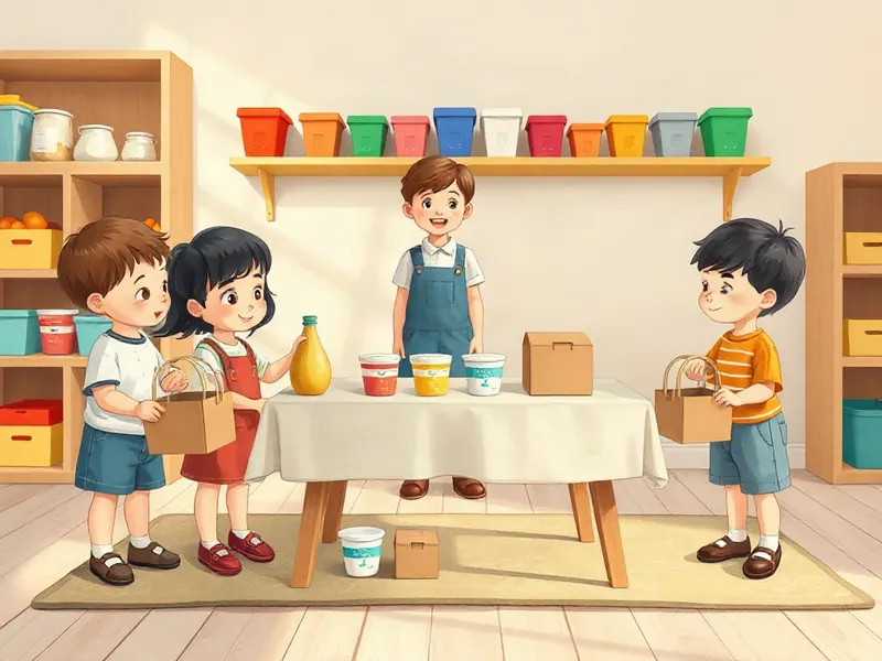 Ilustração da atividade O Mercadinho do Reino Reciclado