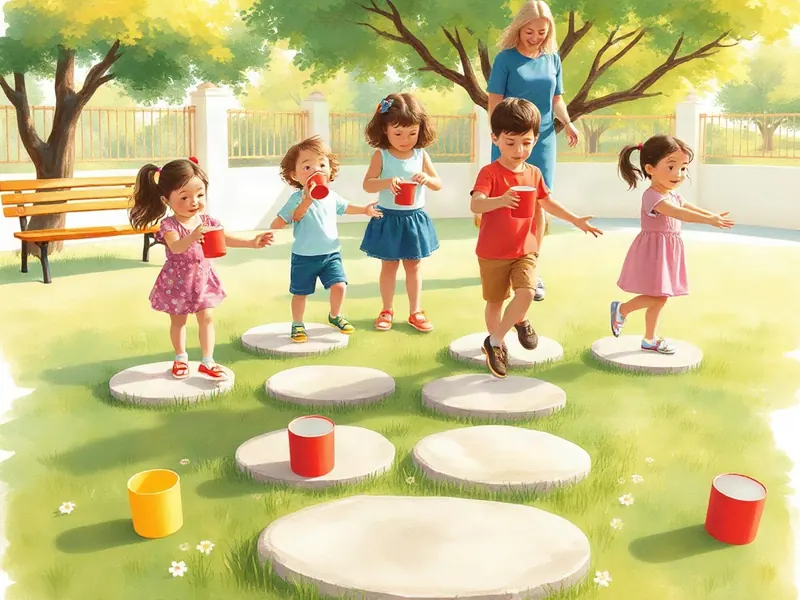 Ilustração da atividade Ponte de Bolhas: Equilibrio na Bacia