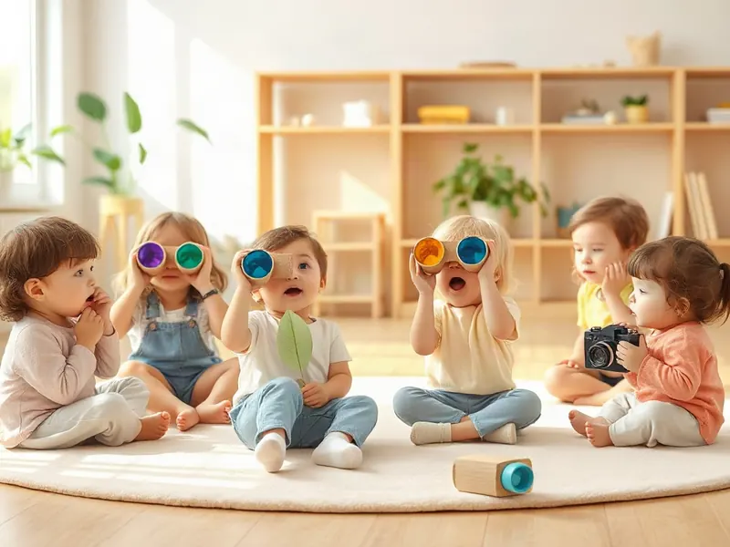 Ilustração da atividade Lentes Cantadas: a Câmera da Turma