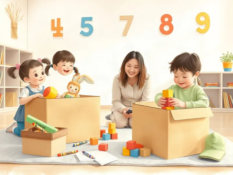 Ilustração da atividade Os Brinquedos Que Rolam: Quantos Cabem na Caixa?