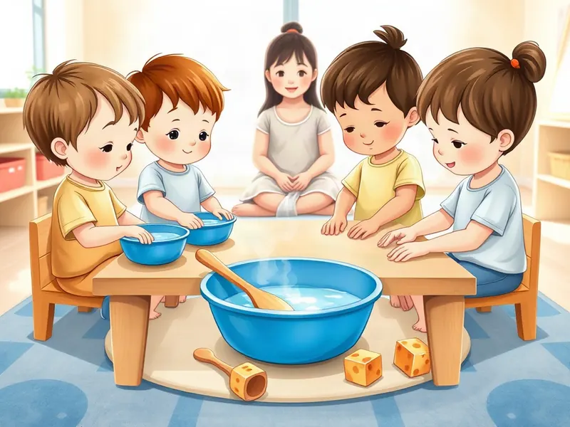 Ilustração da atividade Mãos Mornas, Mãos Frias: a Bandeja das Temperaturas