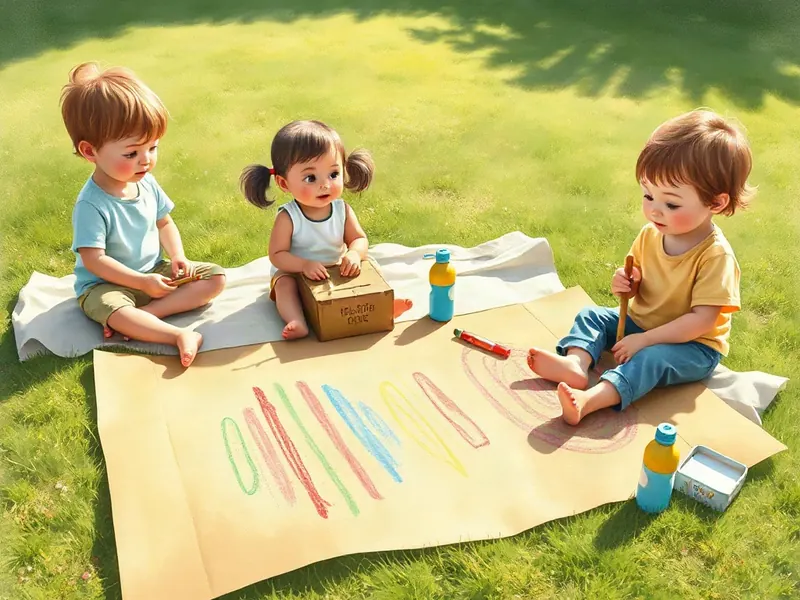 Ilustração da atividade Banda de Sucata ao Ar Livre
