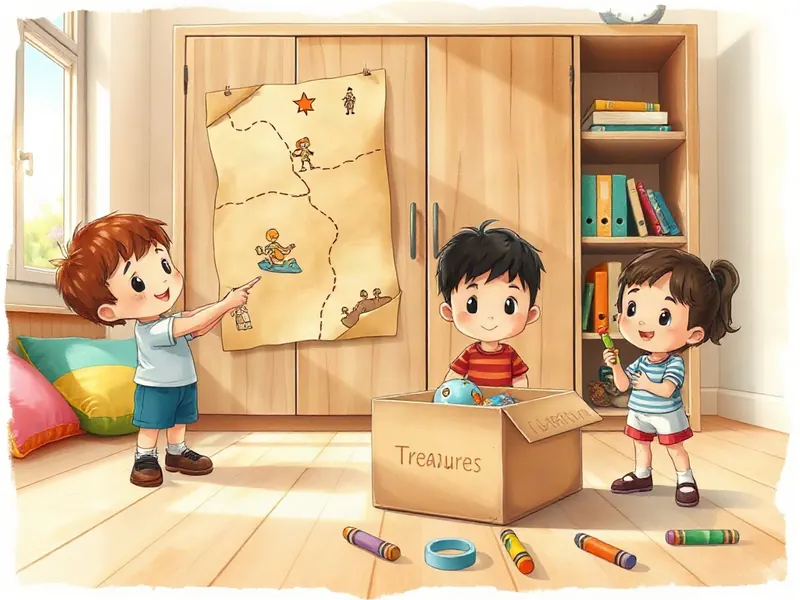 Ilustração da atividade O Mapa do Tesouro da Turma