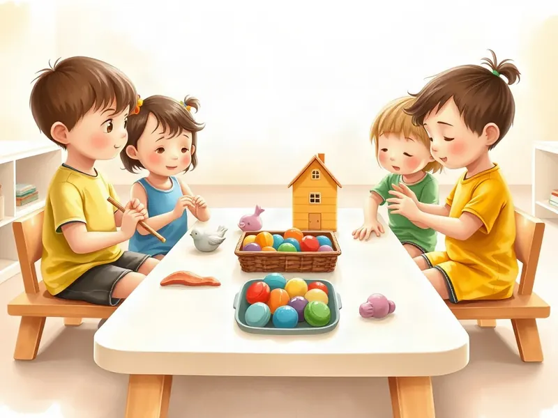 Ilustração da atividade Escultura de Massinha Guardada