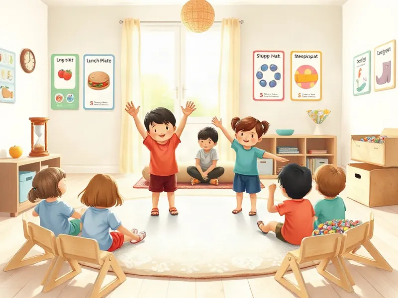Ilustração da atividade Relógio da Rotina com as Mãos