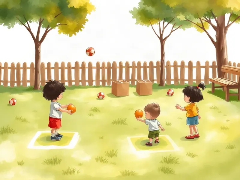 Ilustração da atividade Alvo Vivo: Bola na Caixa Que Anda