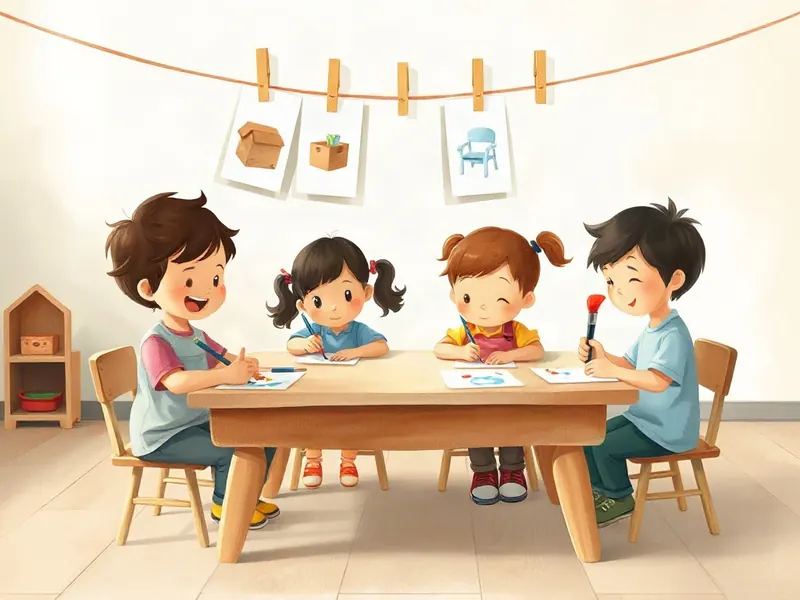 Ilustração da atividade Dia da Crianca Ordenada: o Caminho dos Tres Passos Pintados