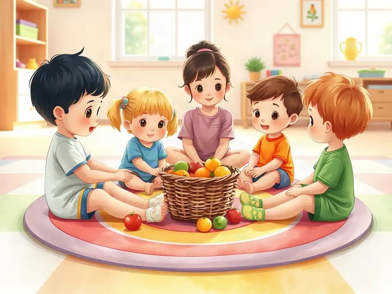 Ilustração da atividade Fruta Justa na Roda
