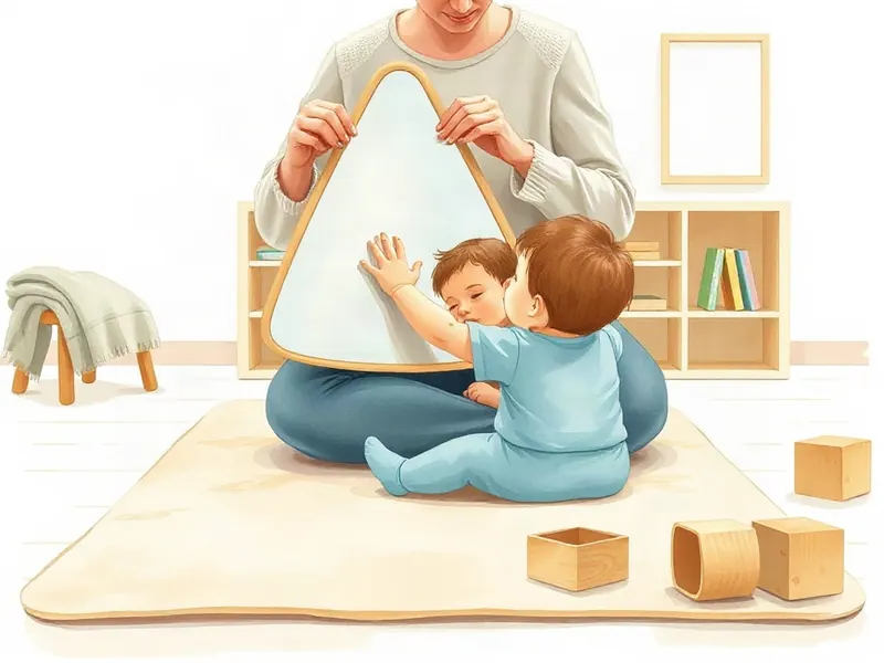 Ilustração da atividade Quem Está no Espelho Triangular?