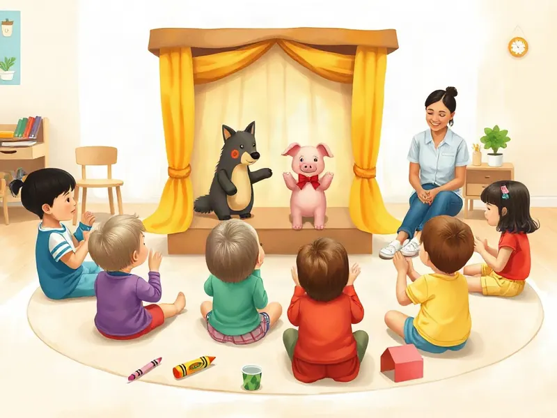 Ilustração da atividade Fantoche Que Conta: o Teatro de Bonecos da Nossa Turma