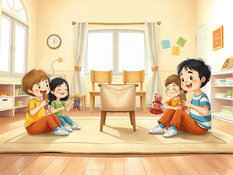 Ilustração da atividade Teatrinho de Bonecos da Turma: Vara, Luva e Corda