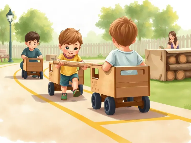 Ilustração da atividade Caminhão de Tora Carregador