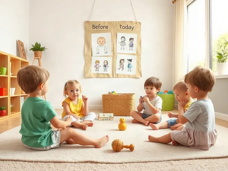 Ilustração da atividade Eu Cresci Tanto! Painel dos Bebês da Turma