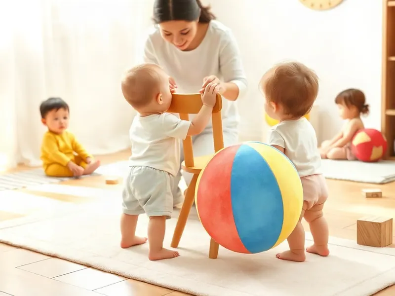 Ilustração da atividade Brinquedo na Cadeirinha: Quero Ficar de Pé
