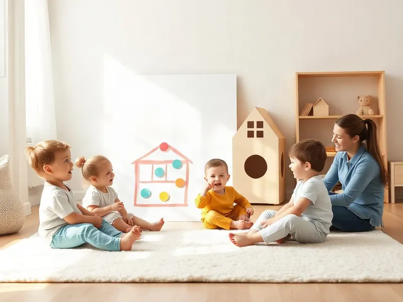 Ilustração da atividade Casinha de Papelão: Onde Eu Brinco em Casa