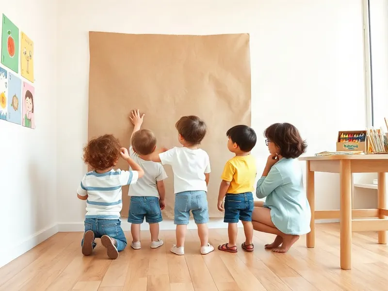 Ilustração da atividade Quem Alcança Mais Alto: Medindo Forças na Parede da Sala