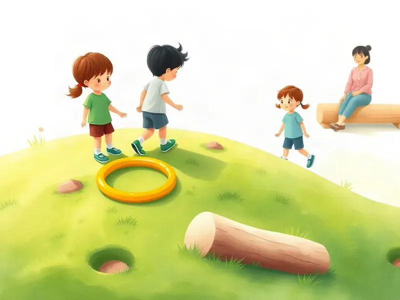 Ilustração da atividade Caminho das Casinhas no Gramado