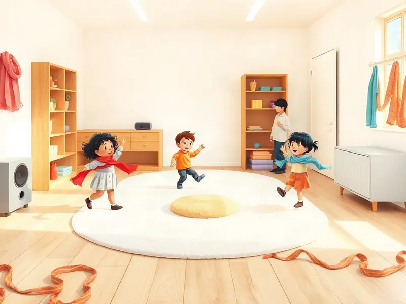 Ilustração da atividade Dança dos Gestos Pelo Salão Sonoro