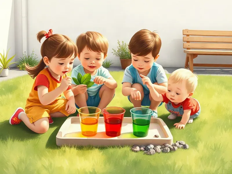Ilustração da atividade Potinhos de Cores da Trilha Verde