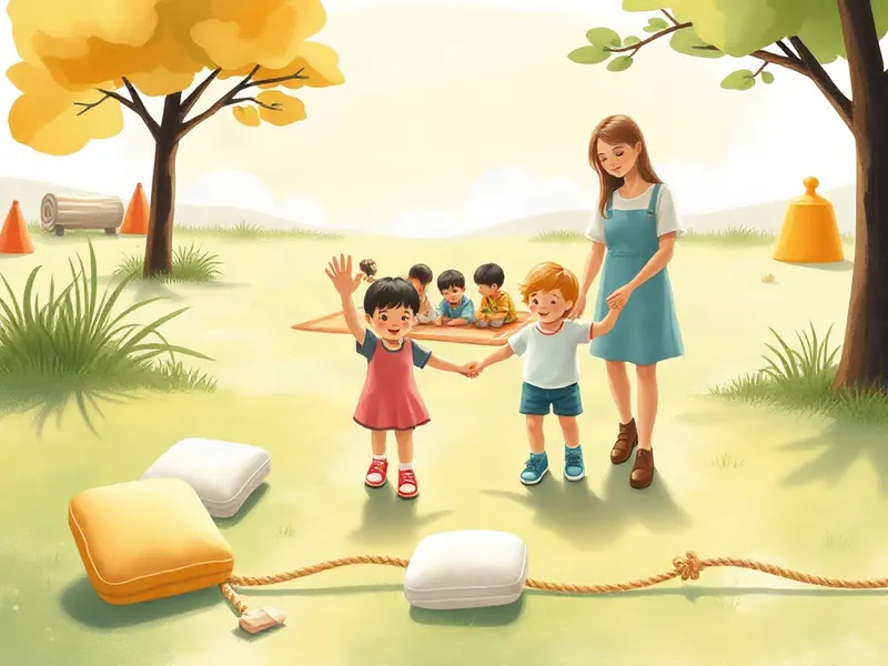 Ilustração da atividade Trilha Segura: Combinando o Brincar Juntos