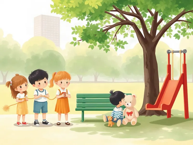 Ilustração da atividade Passeio da Praça: Cada Um no Seu Lugar