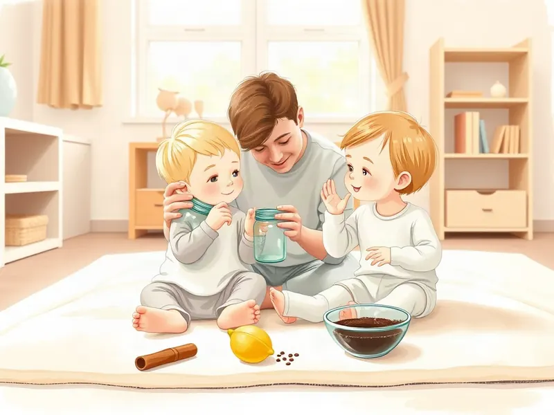 Ilustração da atividade Narizinho Descobridor: Cheiros da Cozinha