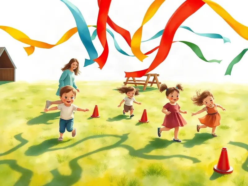 Ilustração da atividade Fitas que Voam e Bichos que Giram