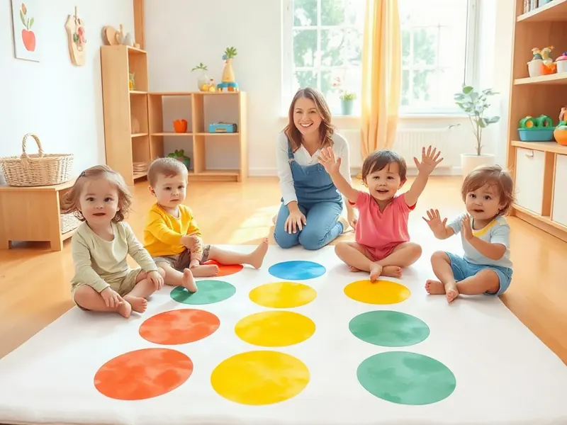 Ilustração da atividade Pezinho e Mãozinha no Tapete Colorido