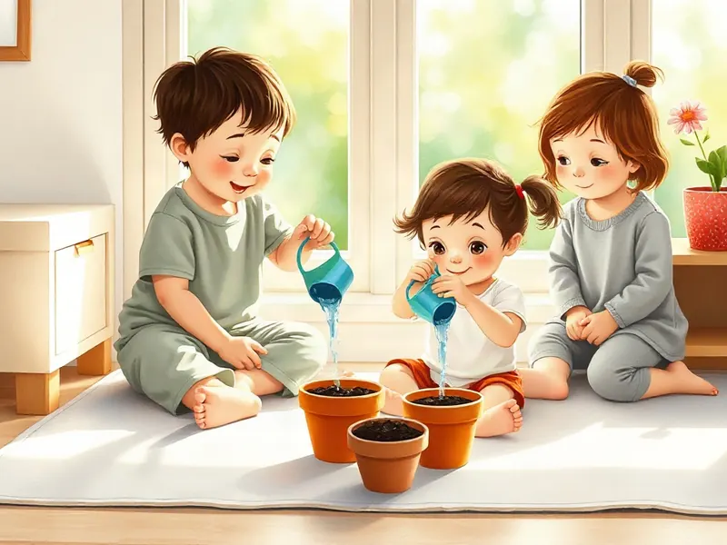 Ilustração da atividade Plantinha Nova: Sol ou Sombra, Quem Cresce Mais?