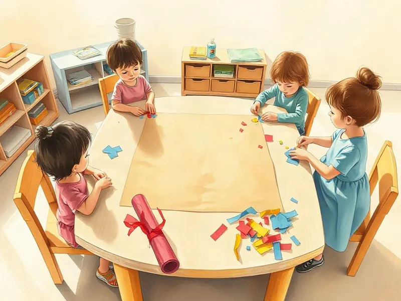 Ilustração da atividade Céu de Papel Rasgado da Turma