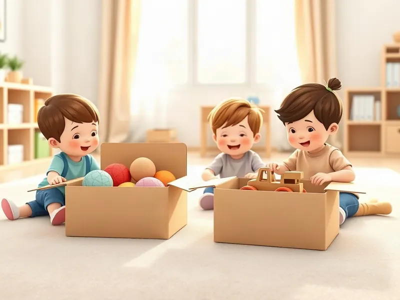 Ilustração da atividade Caixinhas da Bolinha e do Carrinho