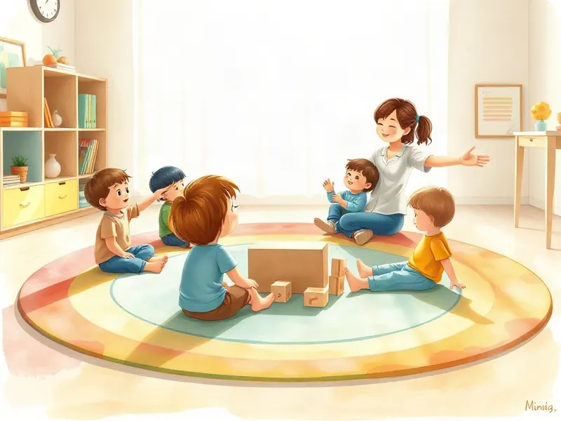 Ilustração da atividade Quantos Somos Nós Agora? Contando Colegas na Roda