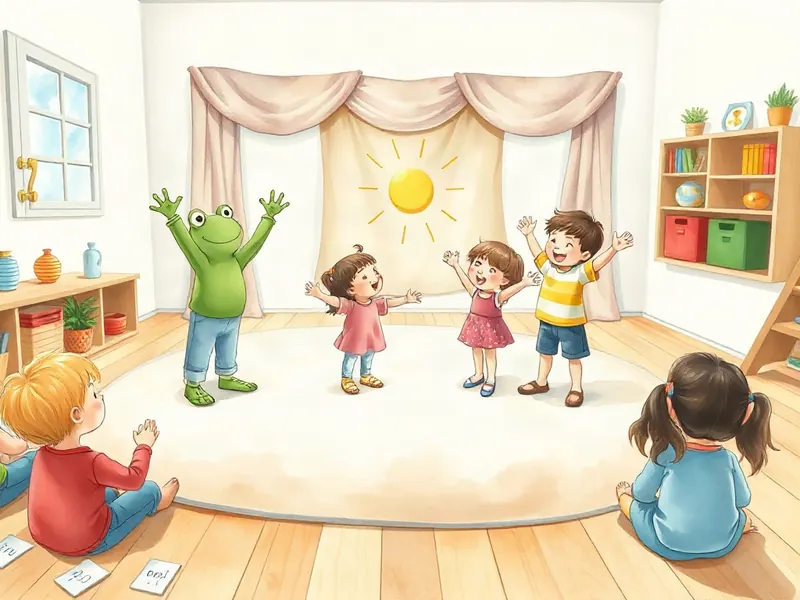 Ilustração da atividade Teatro das Caretas da Floresta