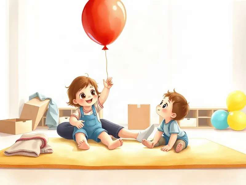 Ilustração da atividade Balão que Cai, Mãozinha que Acerta