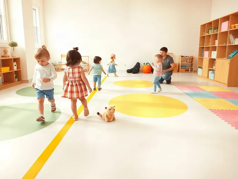 Ilustração da atividade Caminho de Fita no Chão