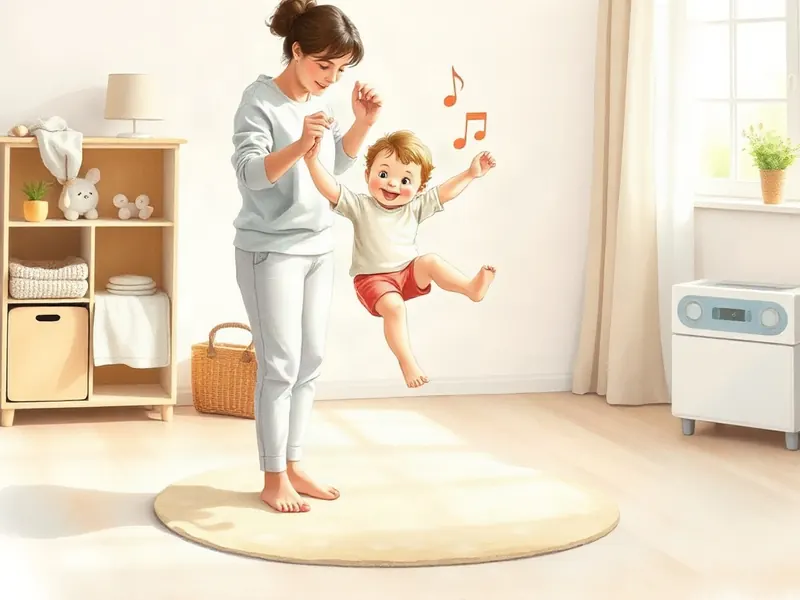 Ilustração da atividade Dança no Colo do Adulto