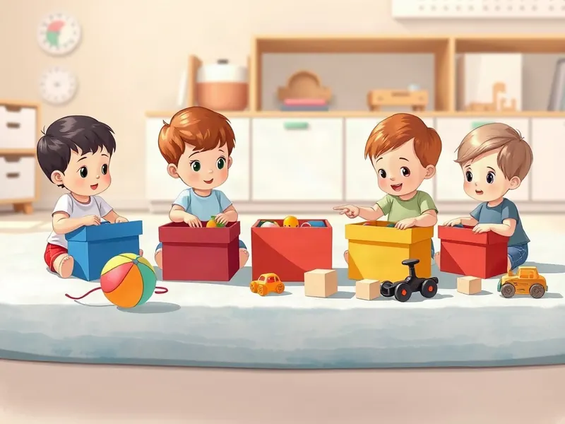Ilustração da atividade A Caixa Que Recebe os Brinquedos: Historia da Turma Arrumadeira