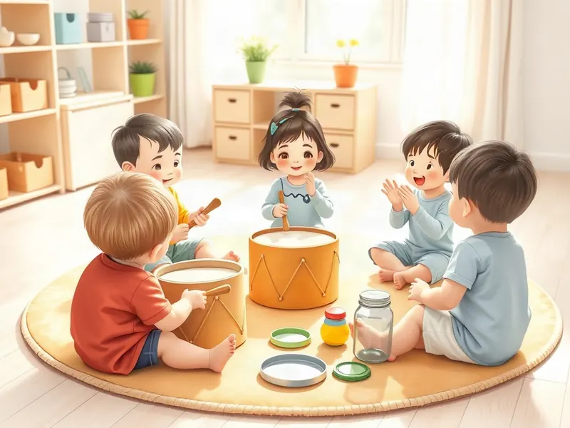 Ilustração da atividade Cantando e Batucando Com a Mesma Musica