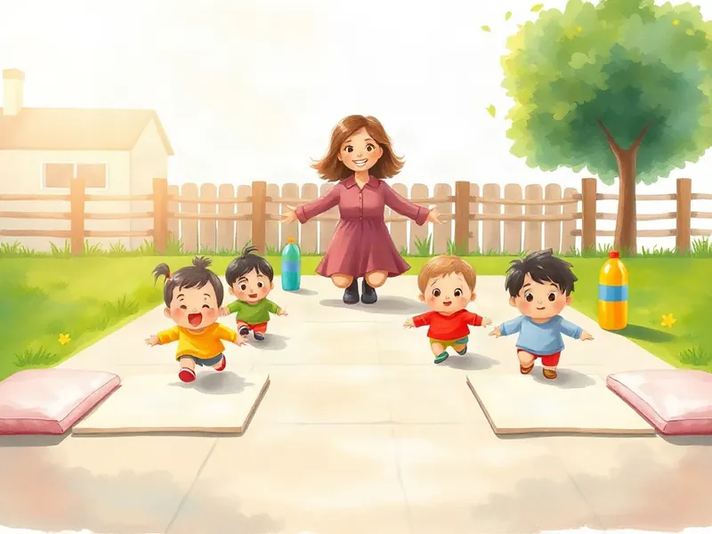 Ilustração da atividade Corre-Corre até a Tia