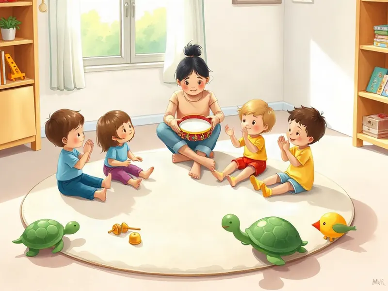 Ilustração da atividade Pé de Trovão e Passarinho: o Ritmo que Muda