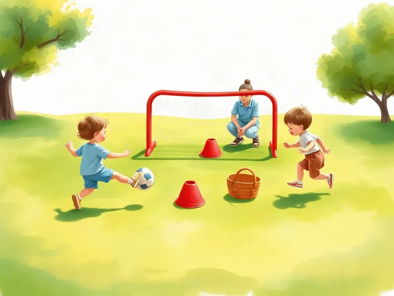 Ilustração da atividade Bicho Que Chuta e Comemora