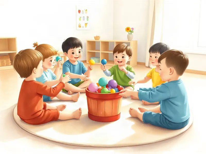 Ilustração da atividade Balde Que Dá a Vez