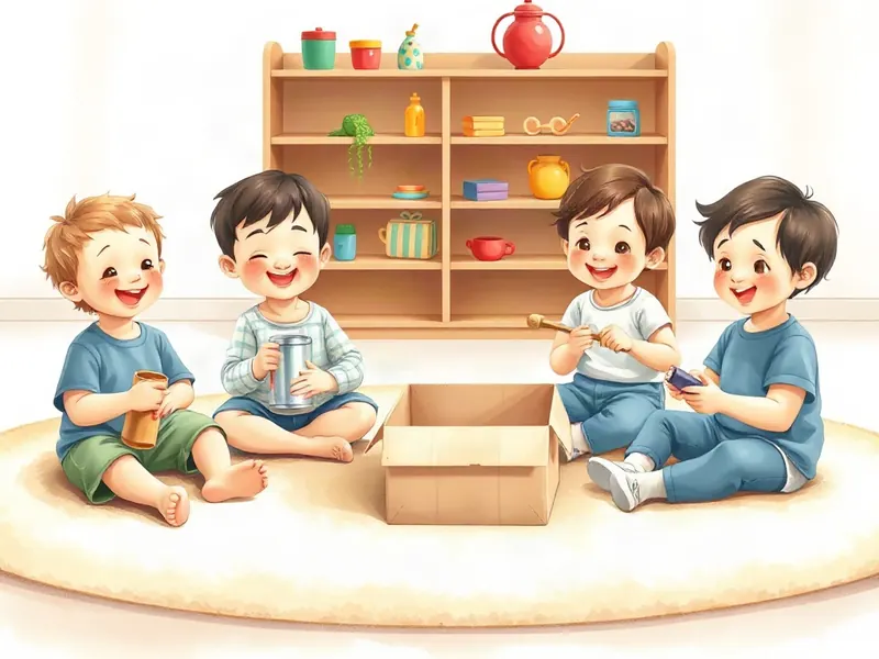 Ilustração da atividade Sons Inventados na Caixa de Sucata