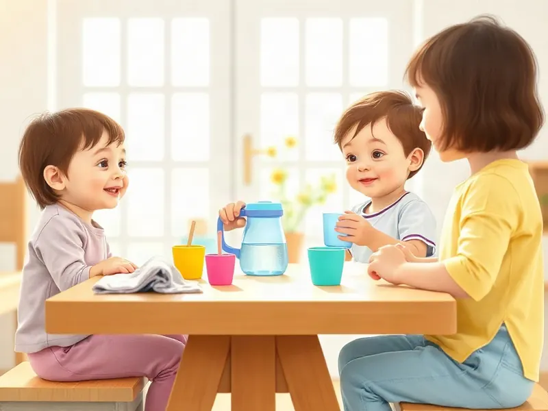 Ilustração da atividade Copo Que Passa: Servir e Agradecer no Lanche